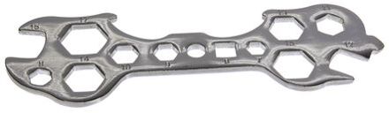 DRESCO moersleutel multiunctioneel 7 - 17 mm staal zilver