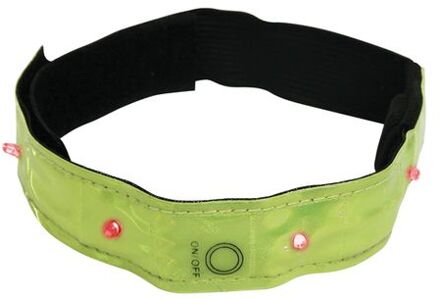 DRESCO Reflectie-armband Led 40 Cm Geel