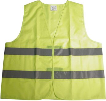 DRESCO veiligheidsvest senior textiel reflectie geel one-size