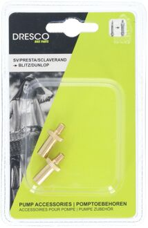 DRESCO Verloopnippel Frans Ventiel