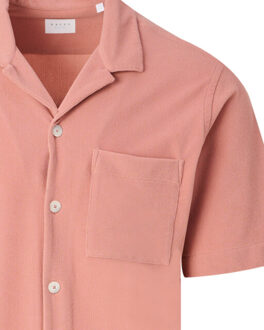Dress shirt short sleeve Roze - 42 (L)