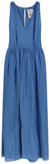 Dresses Semicouture , Blue , Dames - S,Xs,2Xs