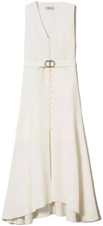 Dresses Twinset , White , Dames - M,S,Xs