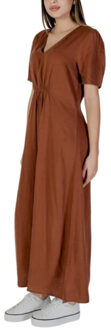 Dresses women dress - maat 38 Bruin