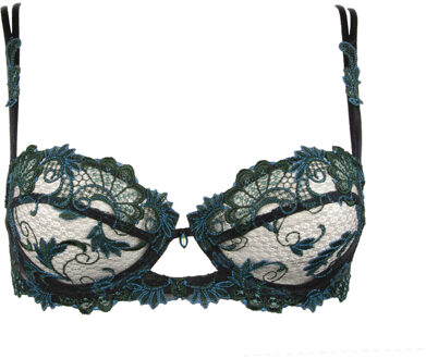 Dressing Floral 1/2 cup Balconette BH ALOE ACC3088 blauw/groen - 75D