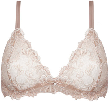 Dressing Floral Triangel BH bruin/ivoor ACC6588 rode - 75B