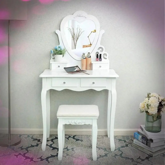 Dressing Table Modern Minimalist Bedroom Storage Cabinet One Nordic Makeup Table Net Red Makeup Home Mini Cosmetic Table HWC