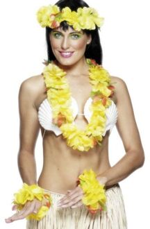 Dressing Up & Costumes | Costumes - Hawai - Hawaiian Set Yellow