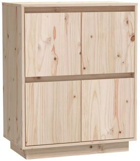 Dressoir 60x34x75 cm massief grenenhout