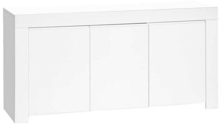Dressoir Amalfi 160 cm breed - hoogglans wit Wit,Hoogglans wit
