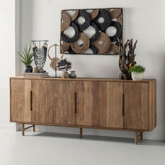 Dressoir 'Bliss' Teakhout, 220cm - 220 cm