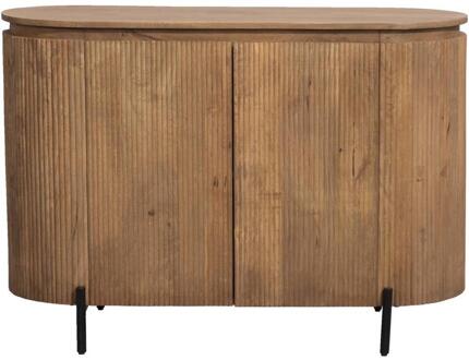 Dressoir Vito - Licht - 81x115x43 Cm - Mangohout - Bruin