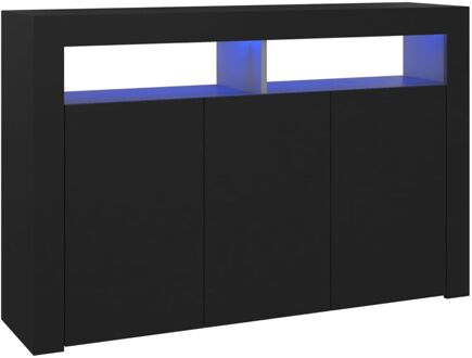 Dressoir Zwart 115.5 x 30 x 75 cm