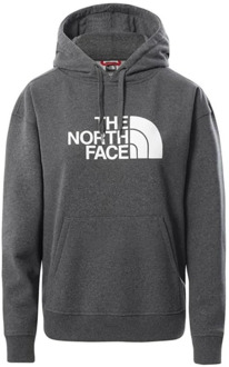 Drew Peak Pullover Hoodie  Trui Heren - Tnfmdmgryhtr(Std)/Tnfblck - Maat L