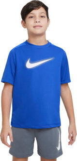 Dri-FIT Multi+ Shirt Junior blauw - wit - S-128/140