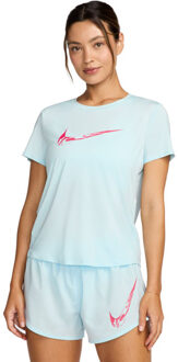 Dri-Fit One Swoosh Hardloopshirt Dames lichtblauw - XL