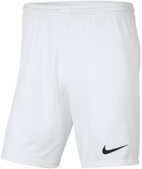 Dri-FIT Park 3 Meisjes/Jongens Sportbroek - White/Black - Maat XS