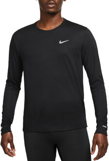 Dri-FIT UV Miler Longsleeve Shirt - Zwart Sportshirt - XL