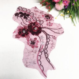 Drie-Dimensionale Lovertjes Bloem Accessoires Jurk, Drie-Dimensionale Borduurwerk Nail, Parel Kant Bloem Kant Accessoires 1