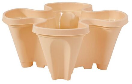 Drie-Dimensionale Vier-Bloemblaadje Bloempot Aardbei Pot Multi-layer KH