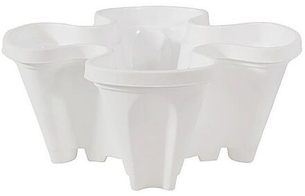 Drie-Dimensionale Vier-Bloemblaadje Bloempot Aardbei Pot Multi-layer WH