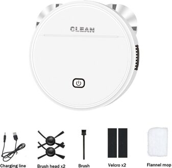 Drie In Een Intelligente Vegen Robot Stofzuiger Oplaadbare Droge En Natte 3 In 1 Automatische Huishoudelijke Vegen Robots