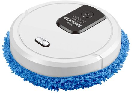 Drie In Een Intelligente Vegen Robot Stofzuiger Oplaadbare Droge En Natte Stofzuigers Home Auto Vegen Dweilen wit