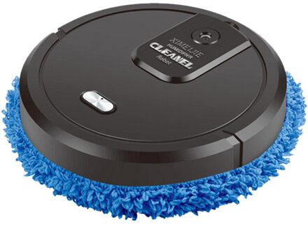 Drie In Een Intelligente Vegen Robot Stofzuiger Oplaadbare Droge En Natte Stofzuigers Home Auto Vegen Dweilen zwart