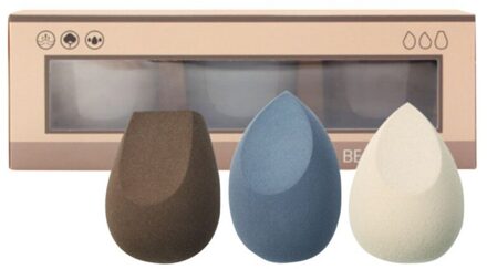 Drie Kleur Beauty Blender 3 Stks/set Make Up Katoen Bal Cosmetische Poederdons Make-Up Tools