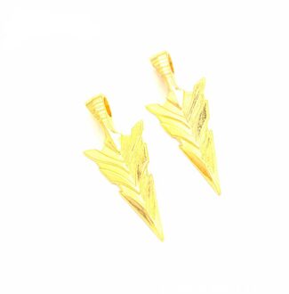 Drie Kleuren Naaien Metalen Pijl Doek Sieraden Decoratie Retro Metalen Kledingstuk Component geel