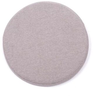 Drie-Layer Spons Kussen Kantoor Zitkussen Taille Door Verwijderbare Wassen beige / ronde 36X 3.5cm