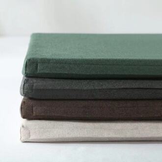 Drie-Layer Spons Kussen Kantoor Zitkussen Taille Door Verwijderbare Wassen grijs / plein 39X 3.5cm