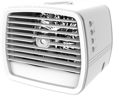 Drie Snelheden Desktop Luchtkoeler Met 7 Led Verlichting Spuiten Luchtbevochtiger Draagbare Usb Opladen Luchtkoeler Voor Desktop Cooling