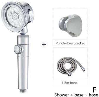 Drie-Speed Druk Douchekop Jetting Douche Set Saving High Water Hoofd Badkamer Douche Verstelbare Accessoires Drukniveau X6R3