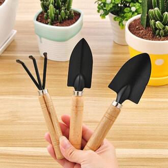 Drie Stuk Tuingereedschap Mini Tuingereedschap Kleine Schop/Hark/Shovel Plant Ingemaakte Bloemen