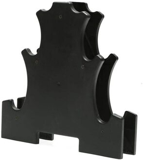 Drie-Tier Dumbbell Gewicht Opslag Standhouder Rack Gym Dumbells Fitness Draagbare Fitness Body Building Apparatuur Accessoires Roze