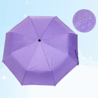 Drie Vouwen Opvouwbare Paraplu Automatische Paraplu Voor Vrouwen Mannen Anti-Uv Zon Regen Parasol Regenachtige Dag Magische Bloem Paraplu 03