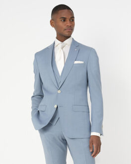 Driedelig trouwpak - maat 46 Blauw