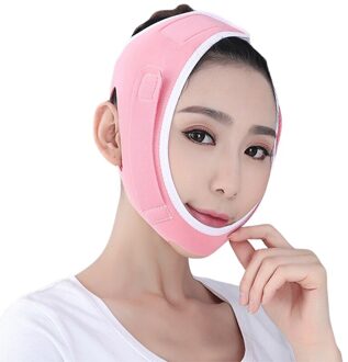 Driehoek Anti-Snurken Hoofdband Dunne Gezicht Bandage Gezicht Wang Chin Lift Up Slim Gezicht Slaapmasker Slaap Dunne Gezicht band Elastische Band