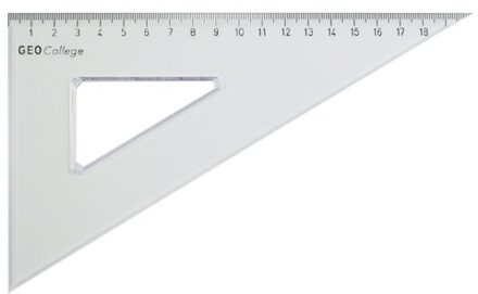 Driehoek Aristo 20cm 60°/30° Geocollege