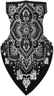 Driehoek Bandana Half Gezicht Sjaals Opknoping Oor Buis Sjaal Ice Zijde Nek Gaiter Uv Zon Cover Glad Ademend Hoofdband Mannen vrouwen