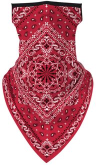 Driehoek Bandana Half Gezicht Sjaals Opknoping Oor Buis Sjaal Ice Zijde Nek Gaiter Uv Zon Cover Glad Ademend Hoofdband Mannen vrouwen