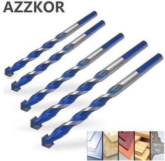 Driehoek Boor Tegels Cement Multifunctionele Keramische Muur Glas Cement Gat Opener Steen Blauw Cutter Nail Metalen Boor 6 -12mm