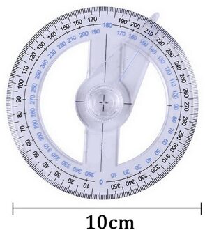 Driehoek Heerser 7Inch Aluminium Hoek Gradenboog Snelheid Metrische Vierkante Meten Heerser Voor Building Framing Gereedschap Meters 360 plastic