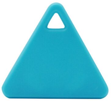 Driehoek Huisdier Bluetooth Anti-verloren Apparaat Mobiele Telefoon Bluetooth Tracking Object Finder Sleutel Anti-Verloren Twee- manier Alarm Blauw