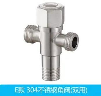 Driehoek Klep 304 Roestvrij Staal Een In Twee Uit Drie Manier Tap Water Klep Schakelaar Warm En Koud Water Stop valve 4 Punten Alle Co 5