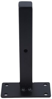 Driehoek Muur Beugel Houten Metalen Rechte Beugel Vaste Lade Plank Wandplank Voor Magnetron Hardware Accessoires plein tube 15cm