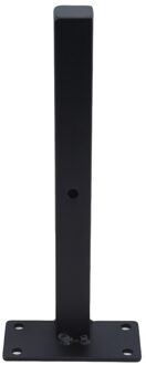 Driehoek Muur Beugel Houten Metalen Rechte Beugel Vaste Lade Plank Wandplank Voor Magnetron Hardware Accessoires plein tube 20cm