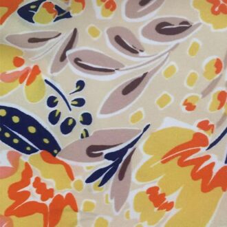 Driehoek Sjaal Bandana Swaet Bloemenprint Bandana Haarband Haar Scrunchies Hoofdbanden Vrouwen Haar Accessoires Elastische Hoofdbanden geel