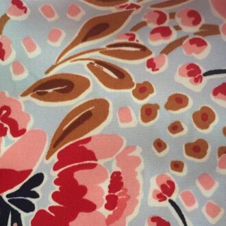 Driehoek Sjaal Bandana Swaet Bloemenprint Bandana Haarband Haar Scrunchies Hoofdbanden Vrouwen Haar Accessoires Elastische Hoofdbanden licht blauw